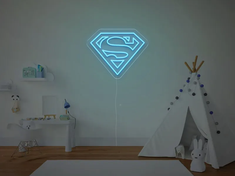 Superman - Semn Luminos LED Neon