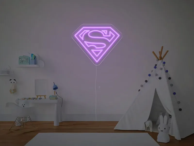 Superman - Semn Luminos LED Neon