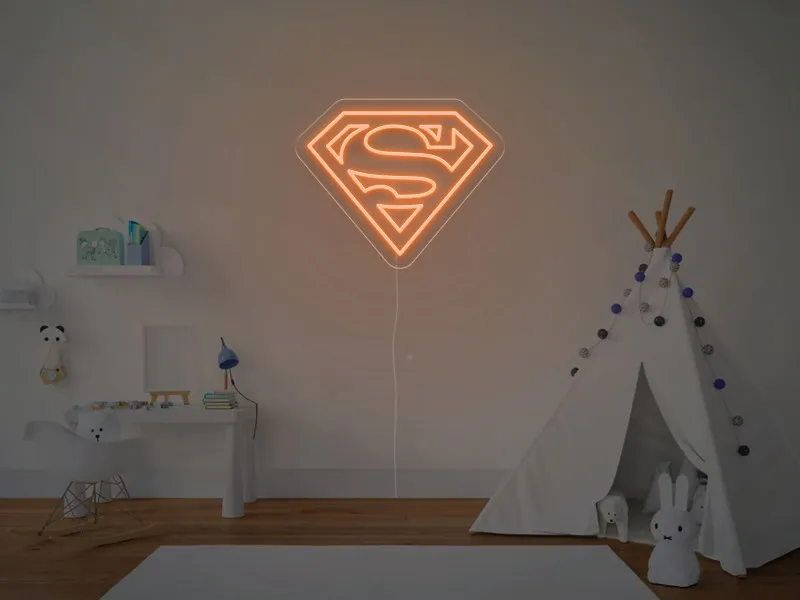 Superman - Semn Luminos LED Neon