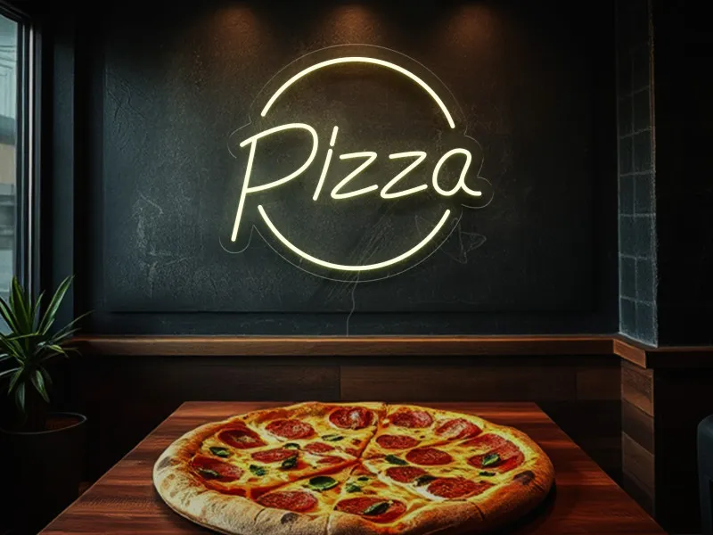 Pizza - Semn Luminos LED Neon
