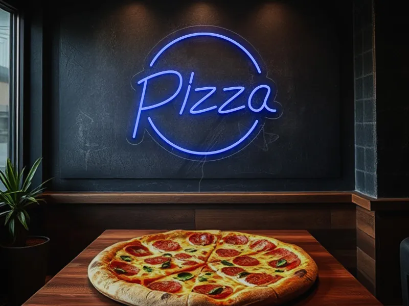 Pizza - Semn Luminos LED Neon