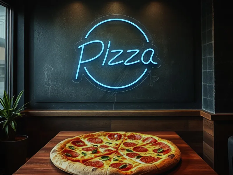 Pizza - Semn Luminos LED Neon