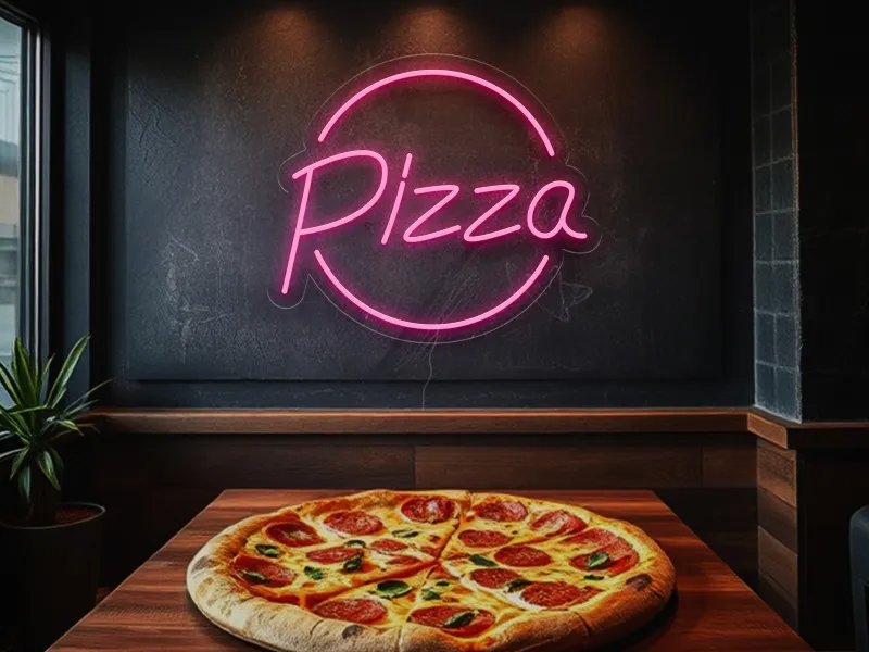 Pizza - Semn Luminos LED Neon