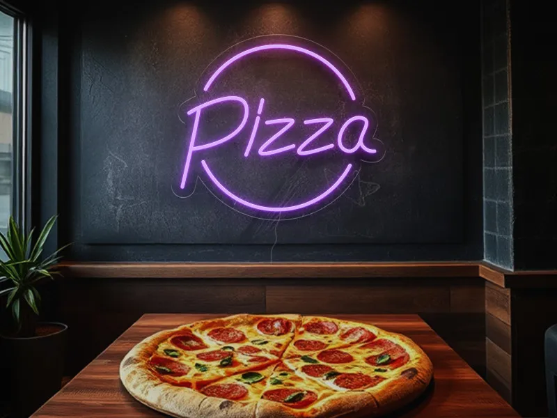 Pizza - Semn Luminos LED Neon