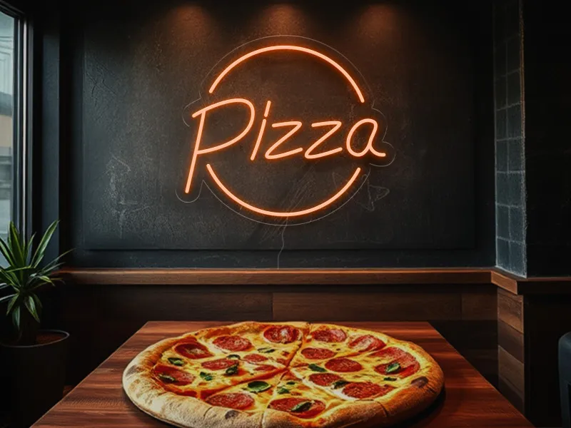 Pizza - Semn Luminos LED Neon