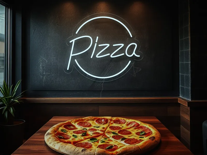 Pizza - Semn Luminos LED Neon