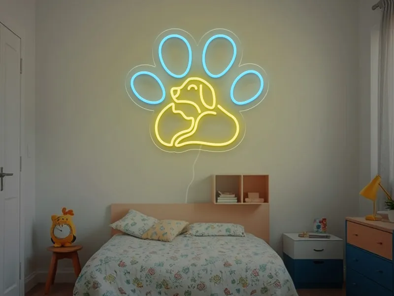 Paw - Semn Luminos LED Neon