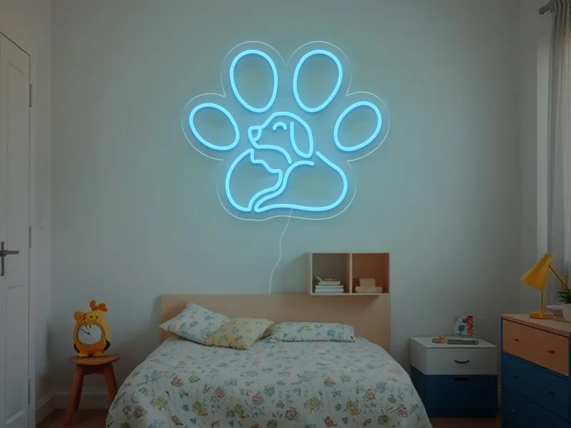 Paw - Semn Luminos LED Neon