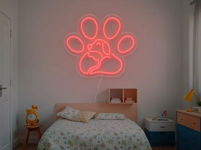 Paw - Semn Luminos LED Neon