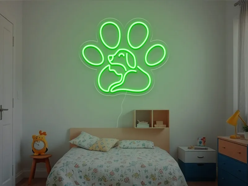 Paw - Semn Luminos LED Neon