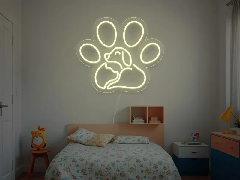 Paw - Semn Luminos LED Neon