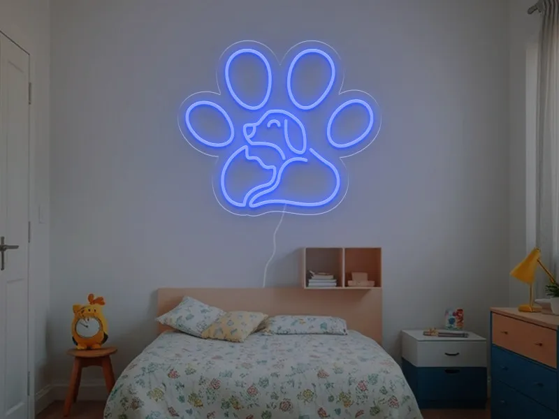 Paw - Semn Luminos LED Neon