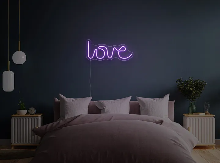 Love - Semn Luminos LED Neon de Inchiriat