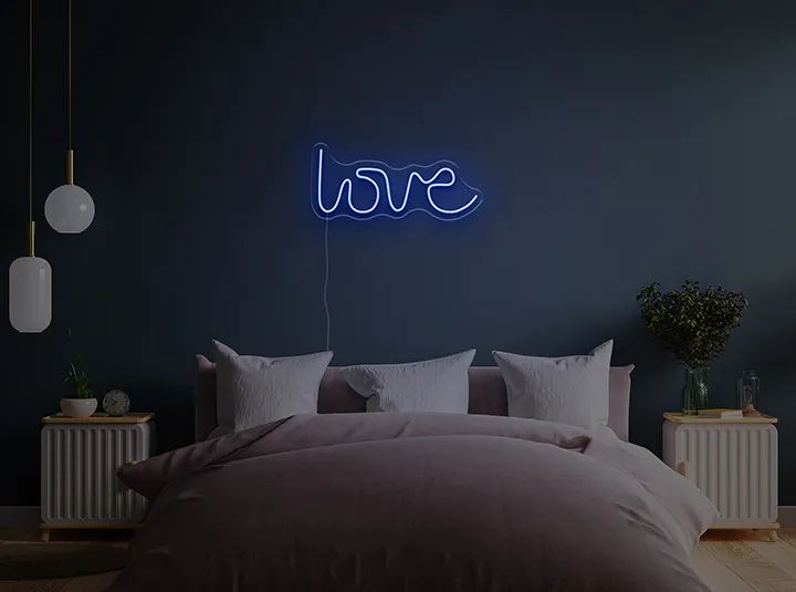 Love - Semn Luminos LED Neon de Inchiriat