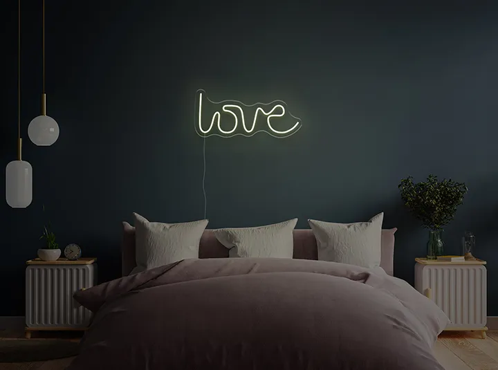 Love - Semn Luminos LED Neon de Inchiriat