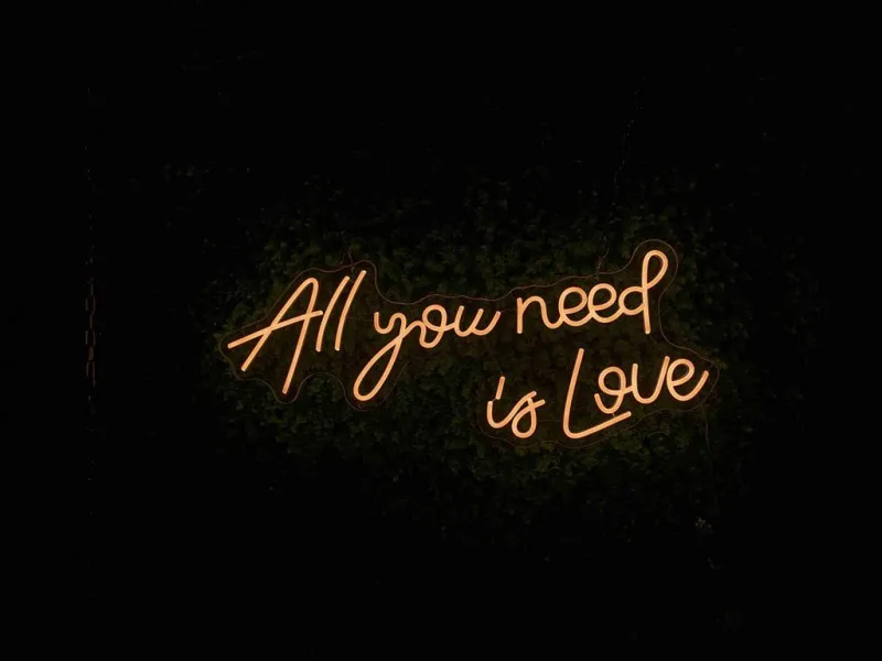 All you need is Love - Semn Luminos LED Neon