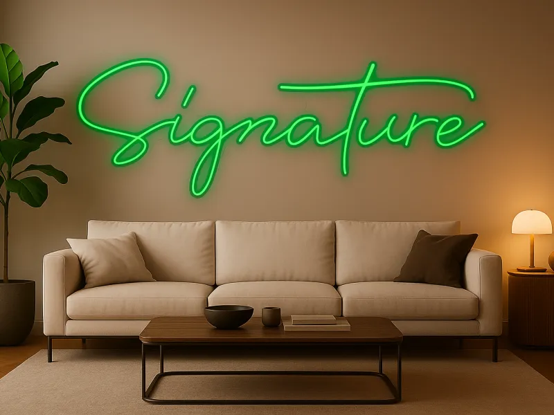 Signature - Semn Luminos LED Neon