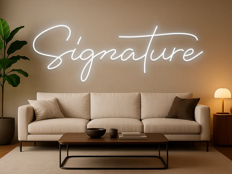 Signature - Semn Luminos LED Neon