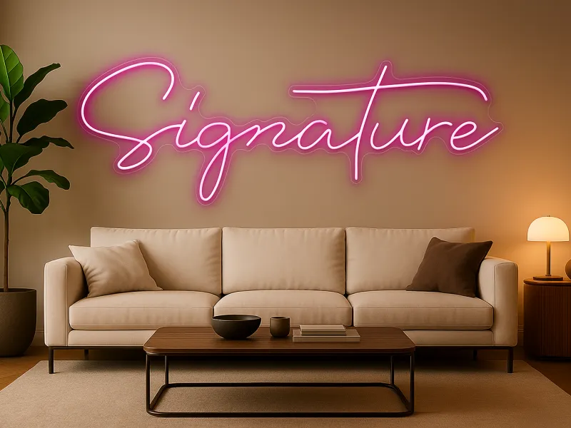 Signature - Semn Luminos LED Neon