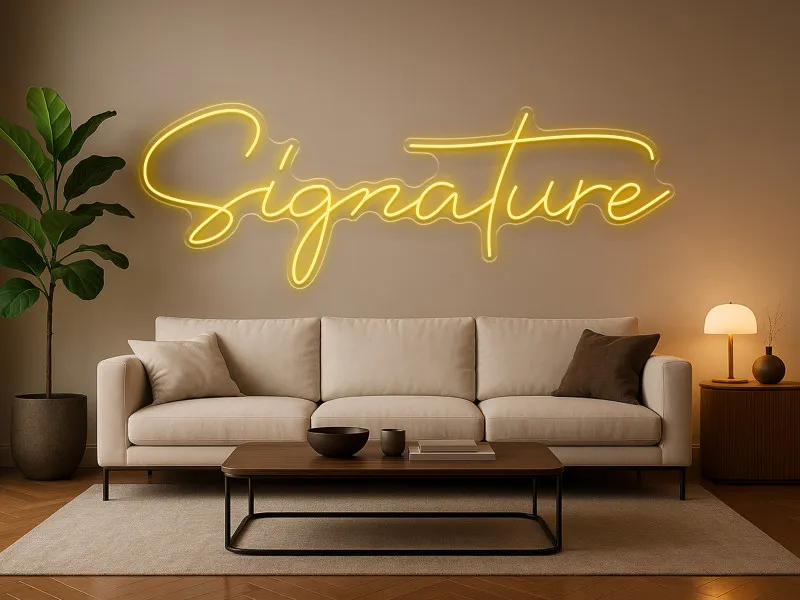 Signature - Semn Luminos LED Neon