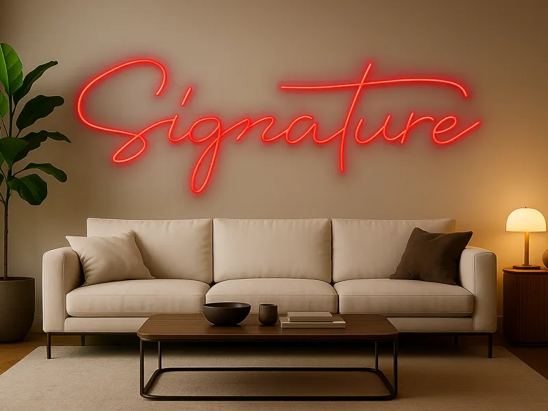 Signature - Semn Luminos LED Neon