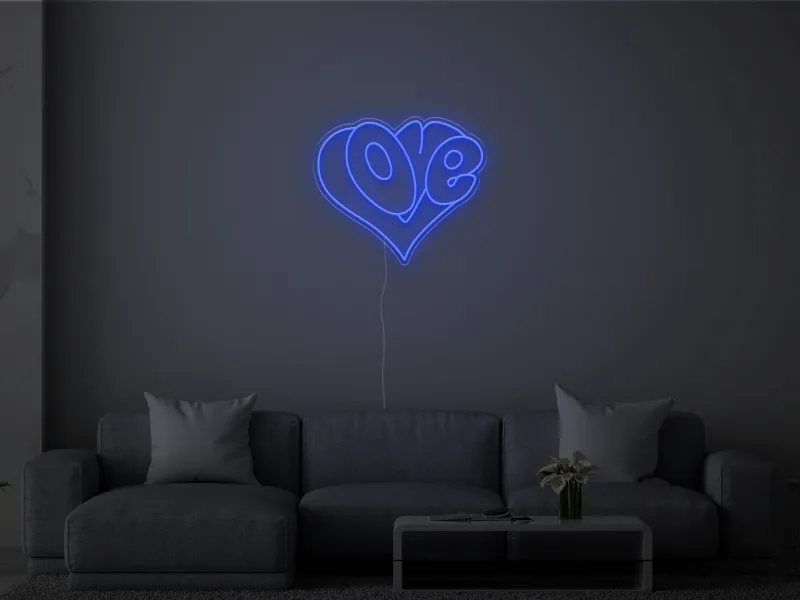 Love Heart- Semn Luminos LED Neon