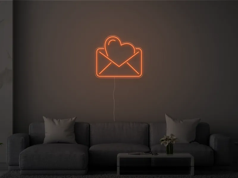 Letters of the Heart- Semn Luminos LED Neon