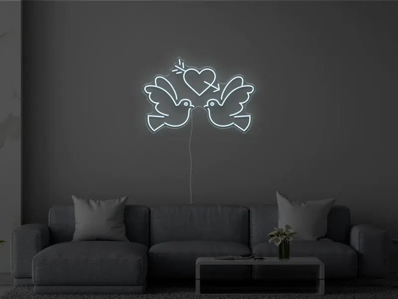 Lovebirds - Semn Luminos LED Neon