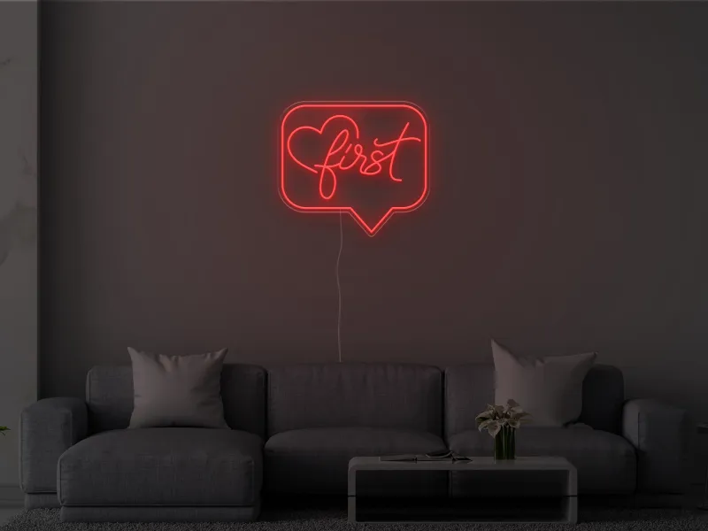 Love First - Semn Luminos LED Neon