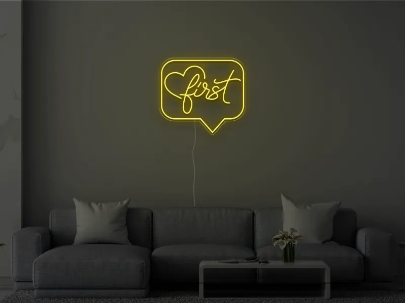 Love First - Semn Luminos LED Neon
