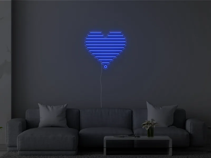 Geometric Passion - Semn Luminos LED Neon