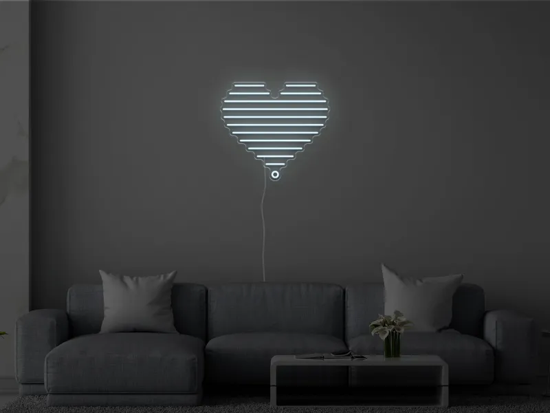 Geometric Passion - Semn Luminos LED Neon