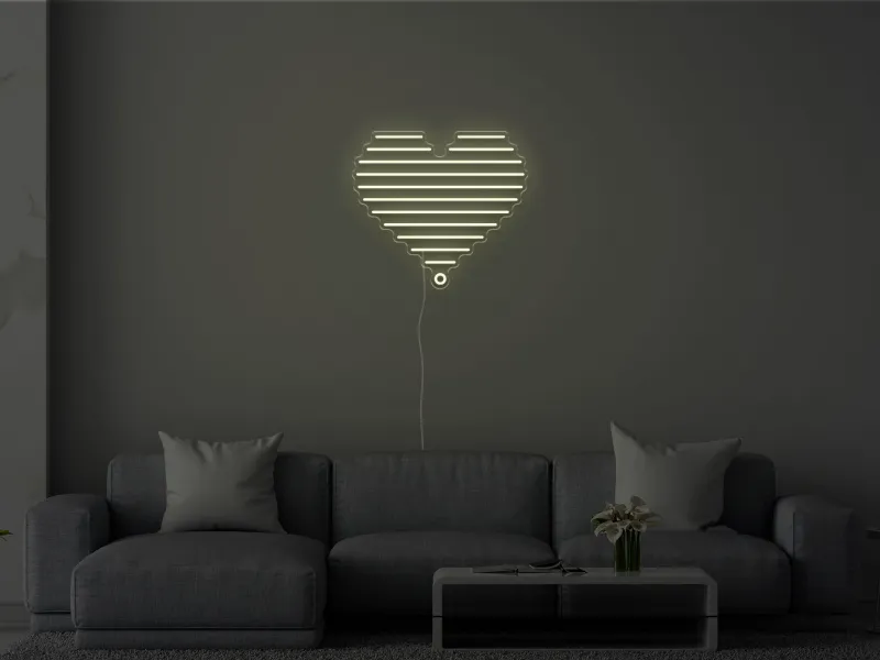 Geometric Passion - Semn Luminos LED Neon