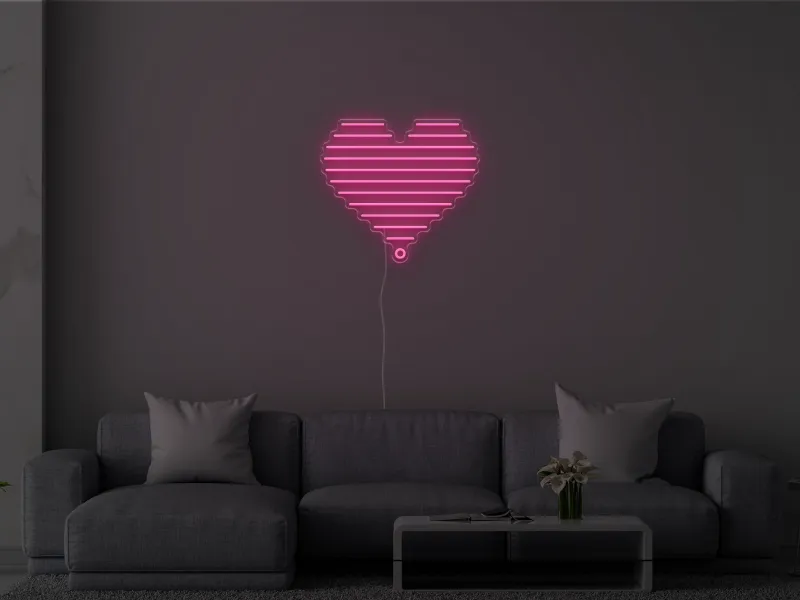 Geometric Passion - Semn Luminos LED Neon
