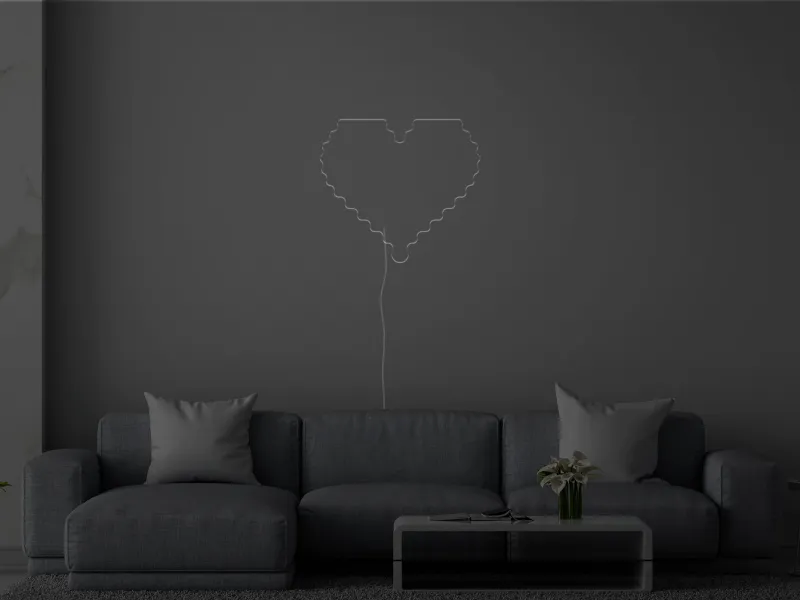 Geometric Passion - Semn Luminos LED Neon