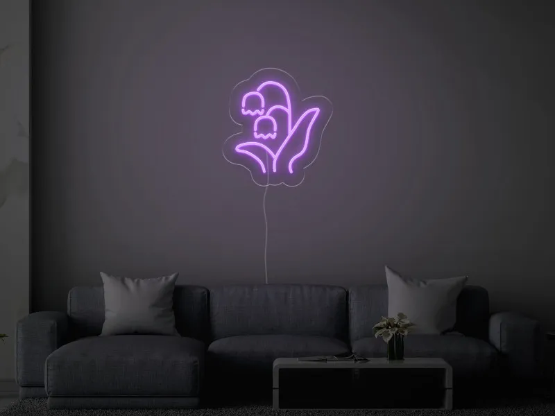 Flowers - Semn Luminos LED Neon