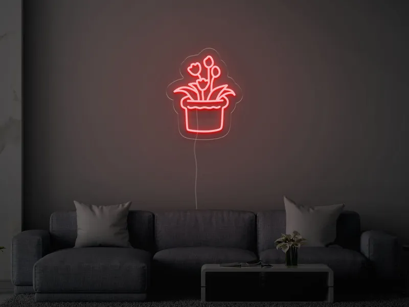 Potted Plants - Semn Luminos LED Neon