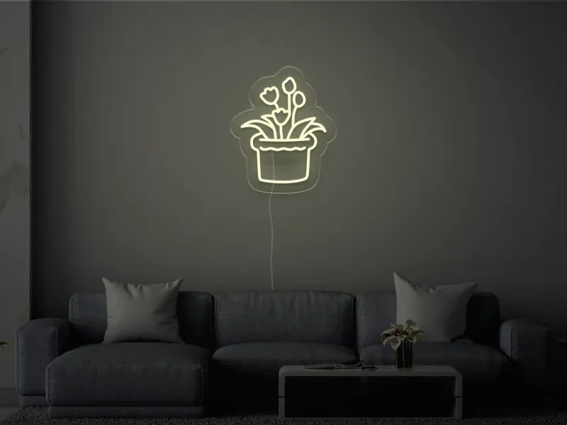 Potted Plants - Semn Luminos LED Neon