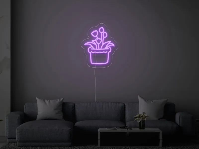 Potted Plants - Semn Luminos LED Neon