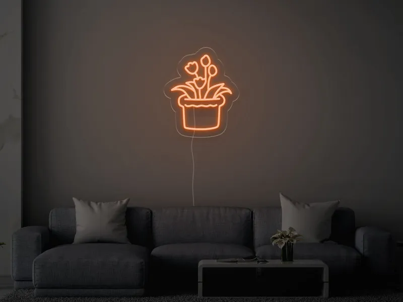 Potted Plants - Semn Luminos LED Neon
