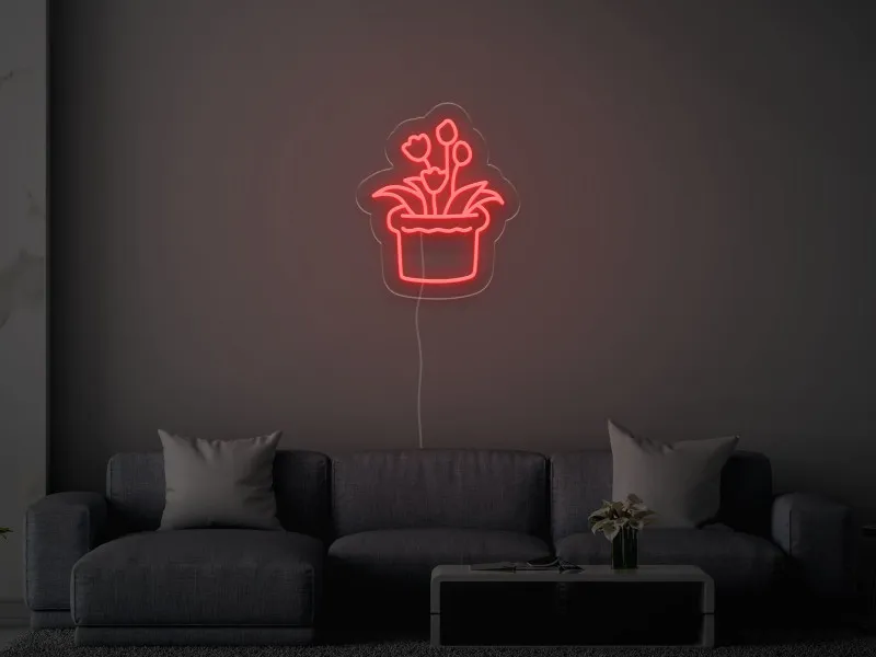 Potted Plants - Semn Luminos LED Neon