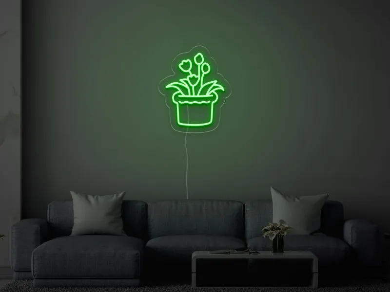 Potted Plants - Semn Luminos LED Neon