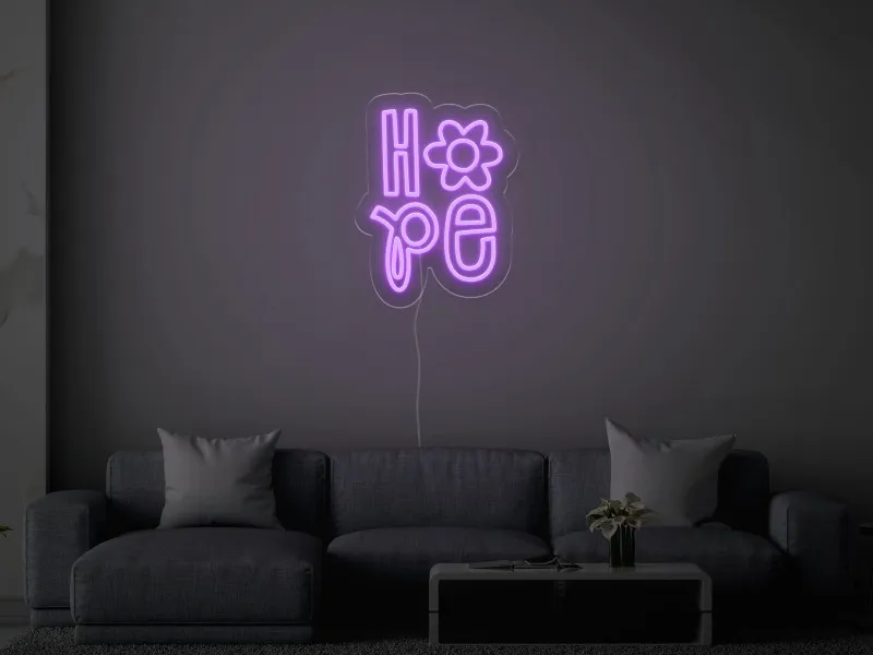 HOPE - Semn Luminos LED Neon