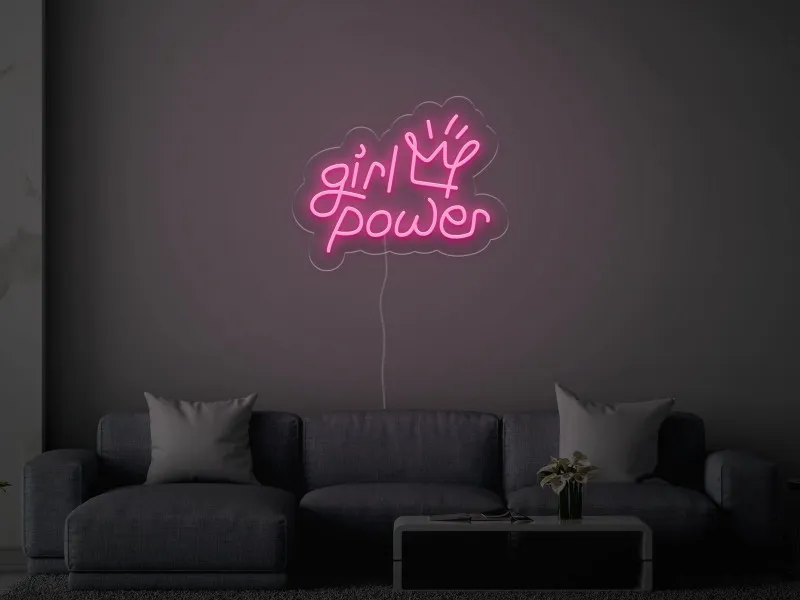 Girl Power - Semn Luminos LED Neon