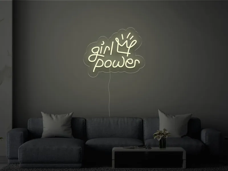 Girl Power - Semn Luminos LED Neon