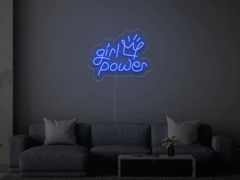 Girl Power - Semn Luminos LED Neon