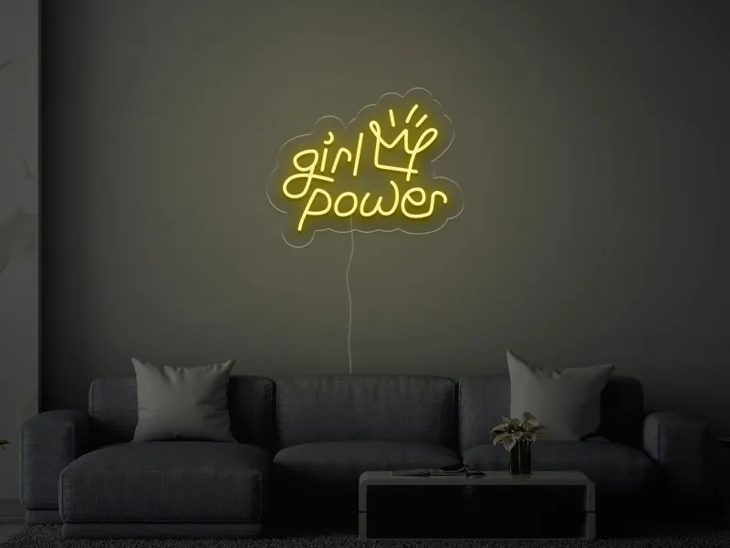 Girl Power - Semn Luminos LED Neon