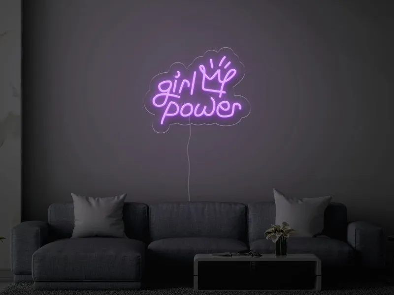 Girl Power - Semn Luminos LED Neon
