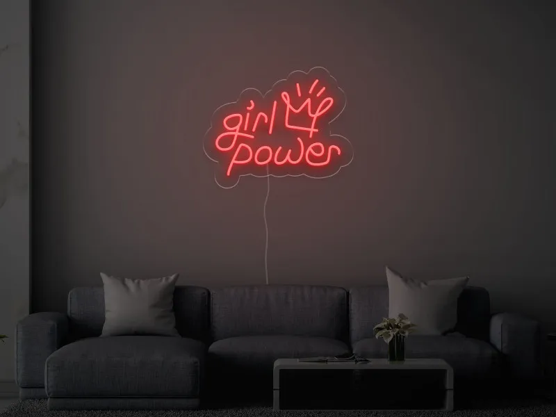 Girl Power - Semn Luminos LED Neon