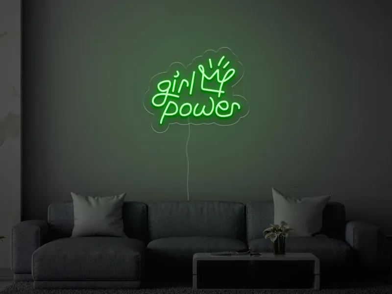 Girl Power - Semn Luminos LED Neon